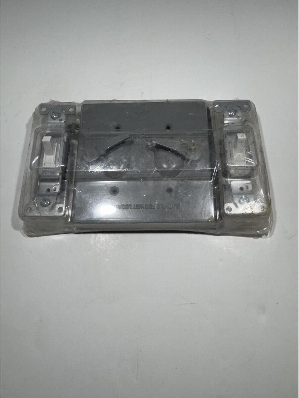 Commercial Electric 15A 120V Single Pole Double Toggle Switch Cover 2-Gang